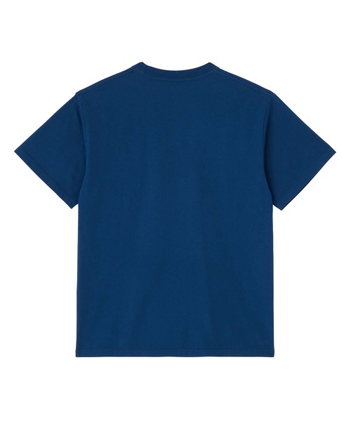 X-girl(エックスガール)の「EMBLEM EMBROIDERY POCKET S/S TEE(Tシャツ/カットソー・レディース・ネイビー/ブラック/ホワイト・M/L/XL/S)」の8枚目の写真