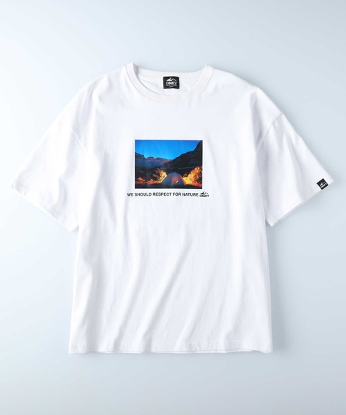 CAMP7（キャンプセブン）の「【CAMP7】フォトプリントＴシャツ（Tシャツ/カットソー・メンズ・ホワイト/ブラック・S/M/L/XL）」の11枚目の写真
