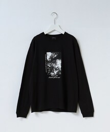 【WORLD for the World】モノトーンフォトプリントカットソー