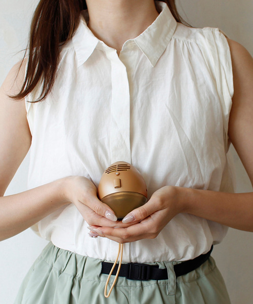 SPICE OF LIFE(スパイス オブ ライフ)の「【在庫限り】気化熱で涼しい小型扇風機 ミストファン エッグ シャンパンゴールド/ホワイト(生活家電・レディース・ホワイト/シャンパン・ONE SIZE)」の13枚目の写真