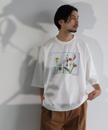 BEAMS LIGHTS | BEAMS LIGHTS / 『The Bulb Book』 フラワープリント Tシャツ(Tシャツ/カットソー)