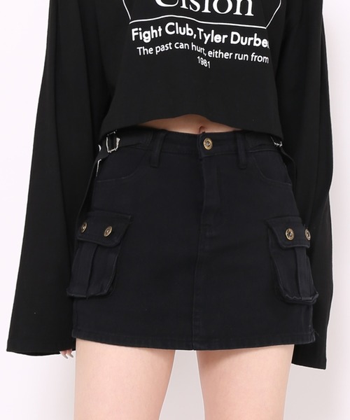 タグ付き 難あり フランスブランド gardem ミリタリースカート Sサイズ タグ付き 難あり フランスブランド gardem ミリタリースカート S