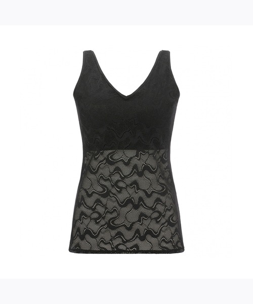 Sloggi（スロギー）の「スロギー ゴー オールラウンド レース カップ付きトップ ラージ【LL-3Lサイズ】sloggi Go Allround Lace Shirt01 Large JX（その他アンダーウェア/インナー・レディース・オレンジ/ブラック/ホワイト/ブルー・XL）」の2枚目の写真