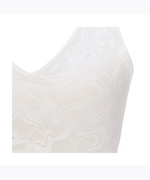 Sloggi（スロギー）の「スロギー ゴー オールラウンド レース カップ付きトップ ラージ【LL-3Lサイズ】sloggi Go Allround Lace Shirt01 Large JX（その他アンダーウェア/インナー・レディース・オレンジ/ブラック/ホワイト/ブルー・XL）」の5枚目の写真