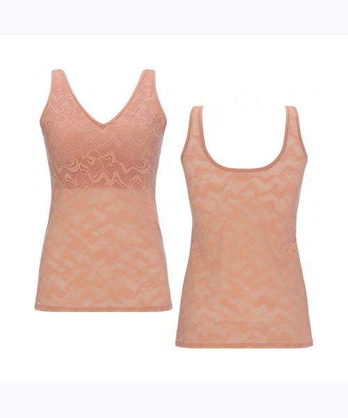 Sloggi（スロギー）の「スロギー ゴー オールラウンド レース カップ付きトップ ラージ【LL-3Lサイズ】sloggi Go Allround Lace Shirt01 Large JX（その他アンダーウェア/インナー・レディース・オレンジ/ブラック/ホワイト/ブルー・XL）」の9枚目の写真