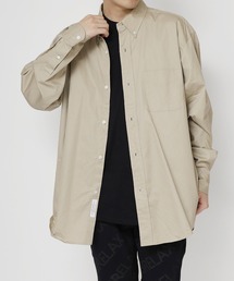 SERO | SERO/セロ B.D WIDE SHIRT COTTON TWILL コットンシャツ ボタンダウンシャツ BDシャツ(シャツ/ブラウス)