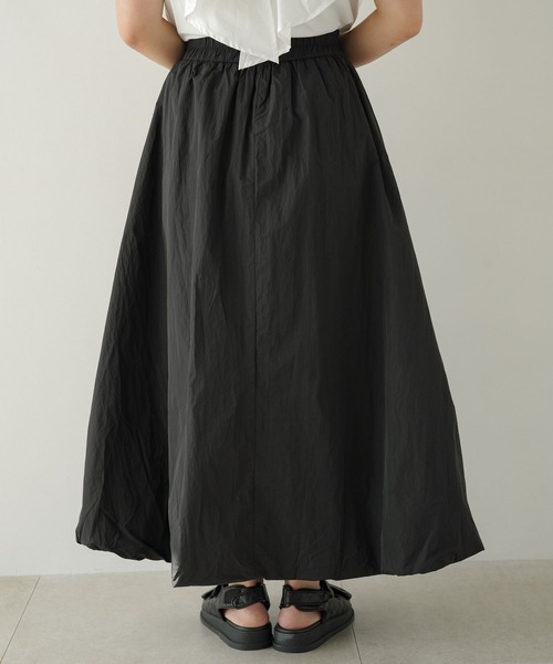 rectangle（レクタングル）の「タフタバルーンスカート（スカート・レディース・アイボリー/ブラック・FREE）」の5枚目の写真
