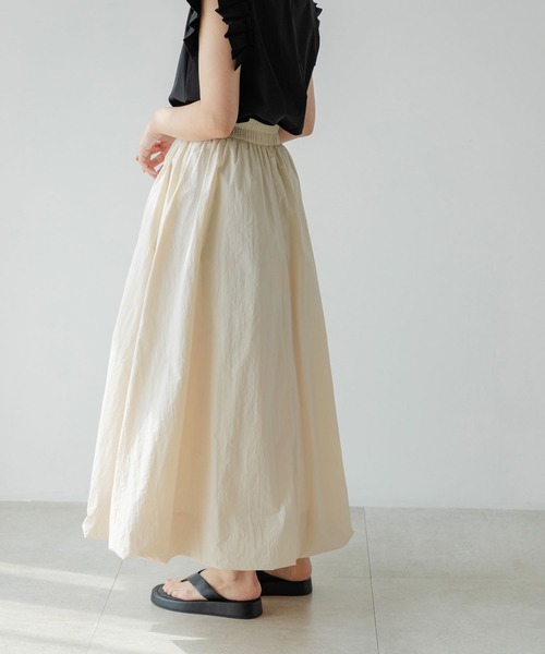rectangle（レクタングル）の「タフタバルーンスカート（スカート・レディース・アイボリー/ブラック・FREE）」の12枚目の写真