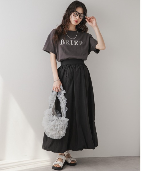 rectangle（レクタングル）の「タフタバルーンスカート（スカート・レディース・アイボリー/ブラック・FREE）」の22枚目の写真