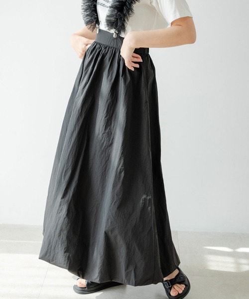 rectangle（レクタングル）の「タフタバルーンスカート（スカート・レディース・アイボリー/ブラック・FREE）」の21枚目の写真