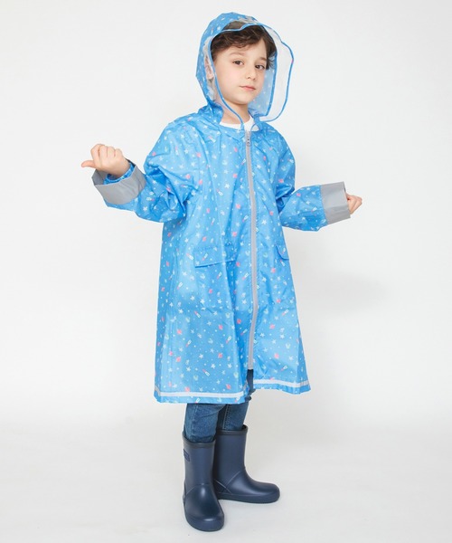 BRANSHES（ブランシェス）の「ワッペン付きレインブーツ（レインシューズ・キッズ・グレー/ネイビー・17.0cm/15.0cm/16.0cm/19.0cm/18.0cm/14.0cm）」の3枚目の写真