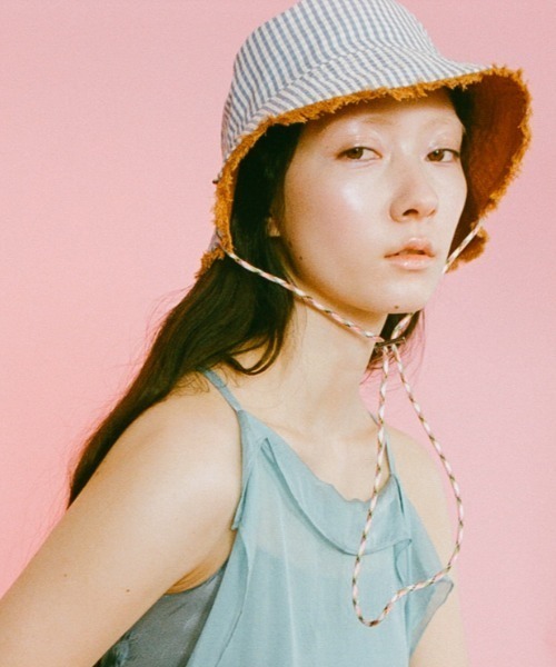 Casselini(キャセリーニ)の「【Casselini】リバーシブルバケット 224-110710(ハット・レディース・アイボリー/ブラウン/ブラック・FREE)」の3枚目の写真