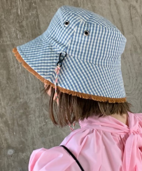 Casselini(キャセリーニ)の「【Casselini】リバーシブルバケット 224-110710(ハット・レディース・アイボリー/ブラウン/ブラック・FREE)」の4枚目の写真