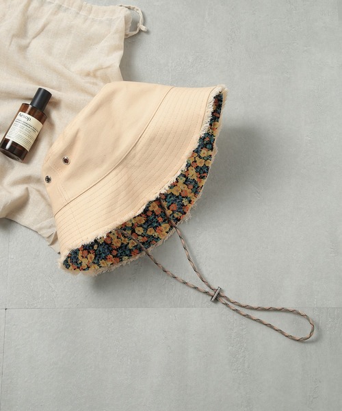 Casselini(キャセリーニ)の「【Casselini】リバーシブルバケット 224-110710(ハット・レディース・アイボリー/ブラウン/ブラック・FREE)」の11枚目の写真