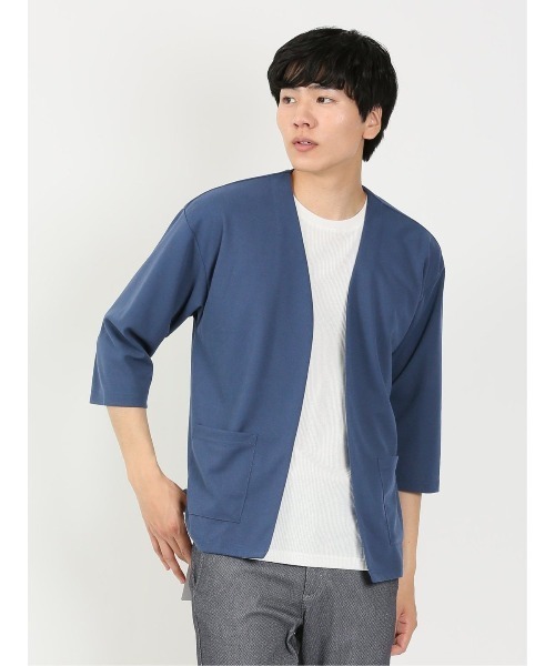 【セール】kaule 着流しカーデ&半袖Tシャツ アンサンブル(カーディガン/ボレロ)|m.f.editorial(エムエフエディトリアル)
