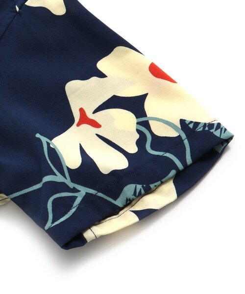 BREEZE（ブリーズ）の「【セットアップ対応】5柄アロハシャツ（シャツ/ブラウス・キッズ・ターコイズブルー/ネイビー/レインボー/オレンジ/オフホワイト・100/130/140/110/90/120/80）」の13枚目の写真