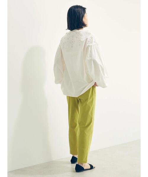 AMERICAN HOLIC(アメリカンホリック)の「アイレット刺繍スカラップブラウス(シャツ/ブラウス・レディース・ネイビー/グリーン/オフホワイト・FREE)」の15枚目の写真