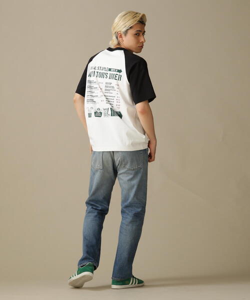 AVIREX（アヴィレックス）の「ウェストコースト メニューデザイン 半袖 ラグラン Tシャツ / WESTCOAST MENU DESIGN RAGLAN T-SHIRT /  アヴィレックス / AVIREXＷＥＳＴ　ＣＯＡＳＴ　ＳＳ　ＢＢ　ＴＥＥ　ＭＥＮＵ（Tシャツ/カットソー・メンズ・ブラック/ネイビー/ゴールド・M/L/2XL/XL）」の20枚目の写真