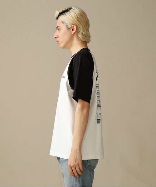 AVIREX（アヴィレックス）の「ウェストコースト メニューデザイン 半袖 ラグラン Tシャツ / WESTCOAST MENU DESIGN RAGLAN T-SHIRT /  アヴィレックス / AVIREXＷＥＳＴ　ＣＯＡＳＴ　ＳＳ　ＢＢ　ＴＥＥ　ＭＥＮＵ（Tシャツ/カットソー・メンズ・ブラック/ネイビー/ゴールド・M/L/2XL/XL）」の18枚目の写真