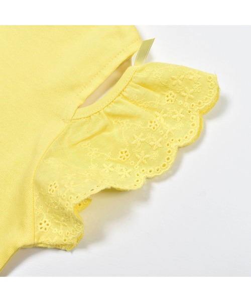 BeBe（ベベ）の「BeBe/肩開き2wayデザインTシャツ(90~150cm)（Tシャツ/カットソー・キッズ・パープル/イエロー・100/90/150/130/140/110/120）」の18枚目の写真