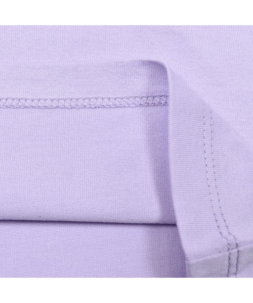 BeBe（ベベ）の「BeBe/肩開き2wayデザインTシャツ(90~150cm)（Tシャツ/カットソー・キッズ・パープル/イエロー・100/90/150/130/140/110/120）」の3枚目の写真
