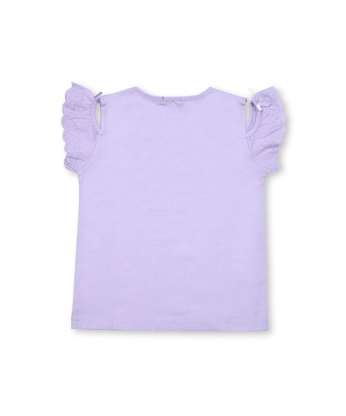 BeBe（ベベ）の「BeBe/肩開き2wayデザインTシャツ(90~150cm)（Tシャツ/カットソー・キッズ・パープル/イエロー・100/90/150/130/140/110/120）」の5枚目の写真