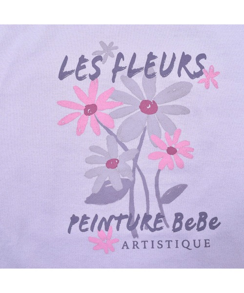 BeBe（ベベ）の「BeBe/肩開き2wayデザインTシャツ(90~150cm)（Tシャツ/カットソー・キッズ・パープル/イエロー・100/90/150/130/140/110/120）」の21枚目の写真