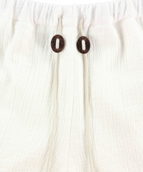 ALEXIA STAM（アリシアスタン）の「Cozy Cotton Gauze Shorts /コットンガーゼショートパンツ（その他パンツ・レディース・チャコールグレー/ホワイト・S/M）」の11枚目の写真