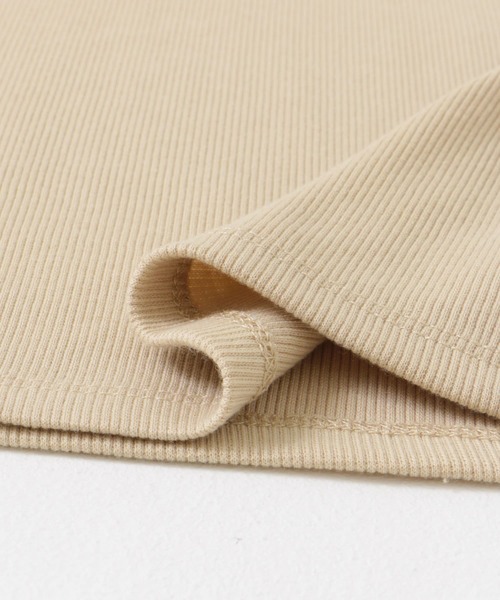 SENSE OF PLACE by URBAN RESEARCH（センスオブプレイスバイアーバンリサーチ）の「レイヤードリブタンクトップ（タンクトップ・メンズ・ホワイト/ブラック/ベージュ・MEDIUM/LARGE）」の8枚目の写真