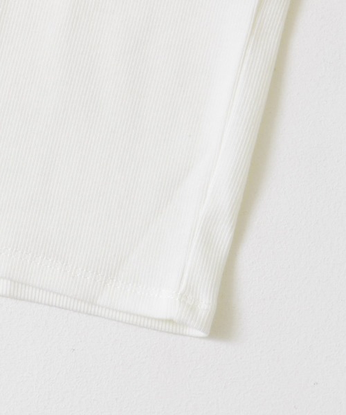 SENSE OF PLACE by URBAN RESEARCH（センスオブプレイスバイアーバンリサーチ）の「レイヤードリブタンクトップ（タンクトップ・メンズ・ホワイト/ブラック/ベージュ・MEDIUM/LARGE）」の9枚目の写真