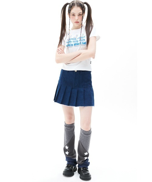 LUVISTRUE(ラヴイズトゥルー)の「A'GEM/9 × .kom 『LUV IS TRUE/ラブ イズ トゥルー』VS 3 RABBIT TEE/ラビッツ 半袖カットソー(Tシャツ/カットソー・レディース・グリーン/ホワイト・FREE)」の17枚目の写真