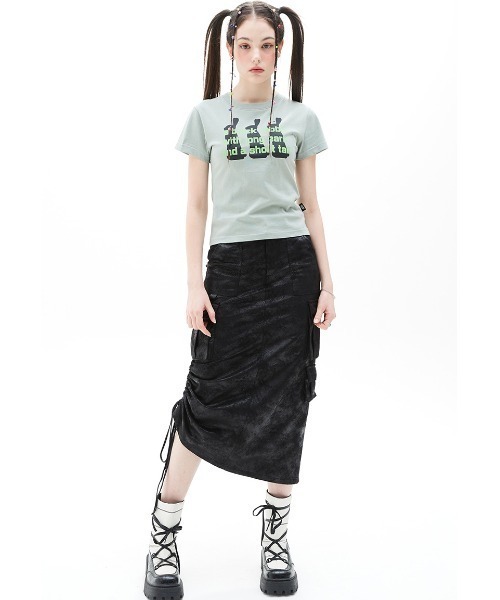 LUVISTRUE(ラヴイズトゥルー)の「A'GEM/9 × .kom 『LUV IS TRUE/ラブ イズ トゥルー』VS 3 RABBIT TEE/ラビッツ 半袖カットソー(Tシャツ/カットソー・レディース・グリーン/ホワイト・FREE)」の20枚目の写真