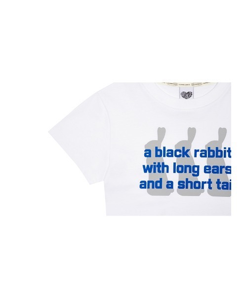 LUVISTRUE(ラヴイズトゥルー)の「A'GEM/9 × .kom 『LUV IS TRUE/ラブ イズ トゥルー』VS 3 RABBIT TEE/ラビッツ 半袖カットソー(Tシャツ/カットソー・レディース・グリーン/ホワイト・FREE)」の6枚目の写真