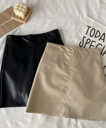 ▲Leather Mini Skirt / レザーミニスカート レザースカート