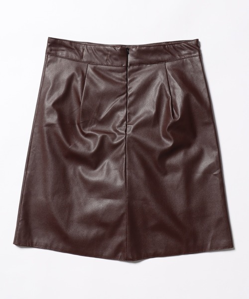 ROOPTOKYO(ループトウキョウ)の「▲Leather Mini Skirt / レザーミニスカート レザースカート(スカート・レディース・ブラック/ダークブラウン/ベージュ・S/M/L)」の13枚目の写真