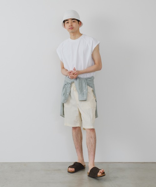 WHIMSIC(ウィムジック)の「【UNISEX】M-51フィールドカーゴナイロンショートパンツ(カーゴパンツ・メンズ・オフホワイト/ネイビー/ブラック・FREE)」の11枚目の写真