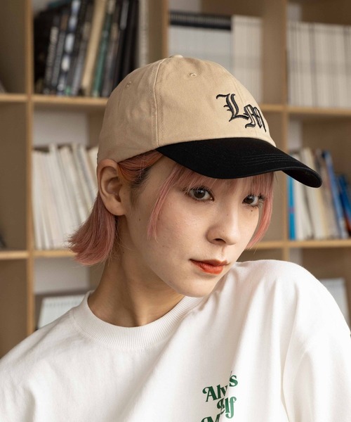 PAGEBOY(ページボーイ)の「PBLIM/ロゴシシュウキャップ(キャップ・レディース・ブラック/ベージュ/ネイビー・FREE)」の4枚目の写真