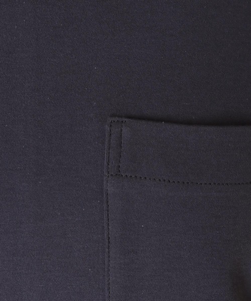 Jines(ジネス)の「ポケットTシャツ ★プレミアムスムースカットソー(Tシャツ/カットソー・レディース・オフホワイト/ブラック/グリーン/チャコールグレー・38)」の11枚目の写真