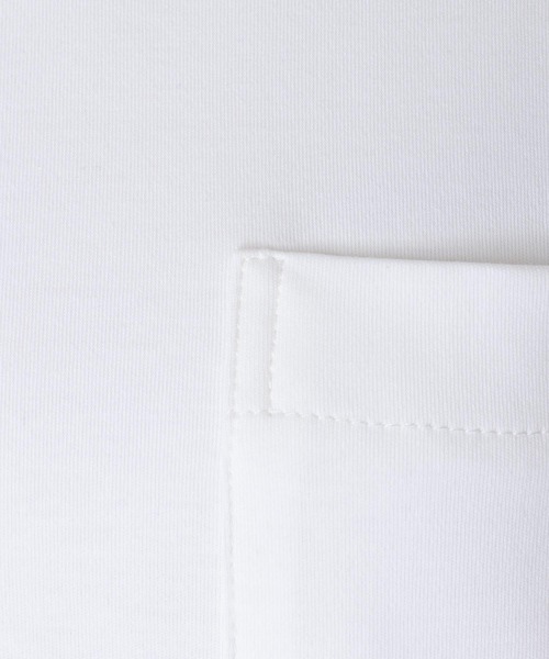 Jines(ジネス)の「ポケットTシャツ ★プレミアムスムースカットソー(Tシャツ/カットソー・レディース・オフホワイト/ブラック/グリーン/チャコールグレー・38)」の13枚目の写真