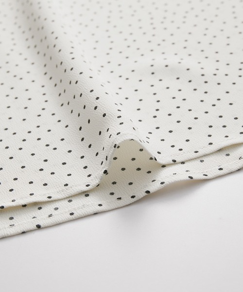 ROPE' PICNIC（ロペピクニック）の「洗える/袖2WAYドットブラウス（シャツ/ブラウス・レディース・ブラック系その他/ホワイト系その他・38）」の22枚目の写真