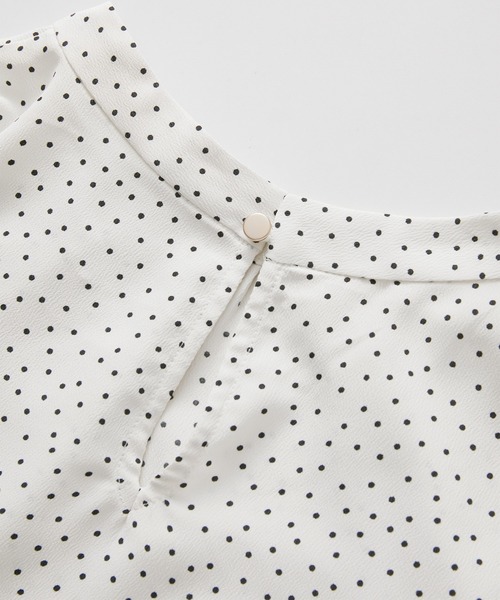 ROPE' PICNIC（ロペピクニック）の「洗える/袖2WAYドットブラウス（シャツ/ブラウス・レディース・ブラック系その他/ホワイト系その他・38）」の17枚目の写真