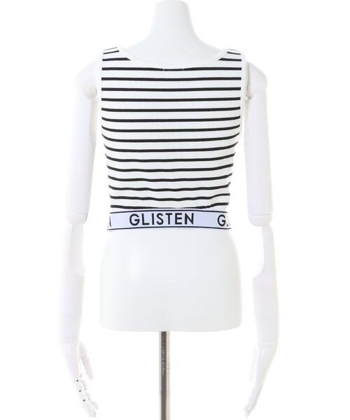 INGNI(イング)の「裾ゴム/ロゴタンク(タンクトップ・レディース・ホワイト系その他4/ブラック/オフホワイト・M)」の6枚目の写真