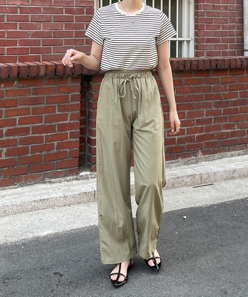 tシャツ バインダーコンパクトTシャツ レディース URBAN RESEARCH tシャツ パイルリンガーコンパクトTシャツ