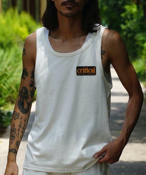 TCSS（ティーシーエスエス）の「TANK/Critical Slide(クリティカルスライド)TCSSタンクトップ（タンクトップ・メンズ・ホワイト/ブラック・MEDIUM/LARGE/X-LARGE/SMALL）」の2枚目の写真