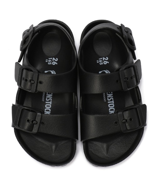 BIRKENSTOCK(ビルケンシュトック)の「MILANO/ミラノ EVA ブラック (KIDS)(サンダル・キッズ・ブラック・32/30/31/24/25/26/27/28/29)」の2枚目の写真