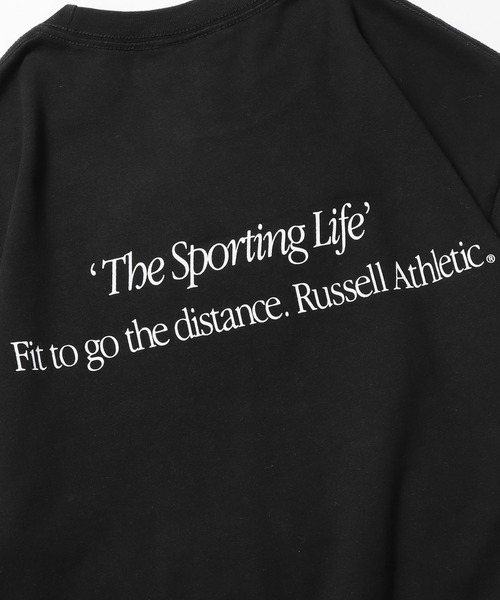 Russell Athletic（ラッセルアスレティック）の「Russell Athletic/ラッセルアスレティック Bookstore Jersey S/S 80s Slogan 'The Sporting Life' T Tシャツ（Tシャツ/カットソー・メンズ・ブラック/ホワイト/ミント・M/L/XL）」の12枚目の写真