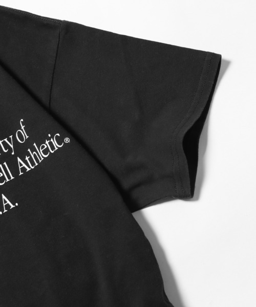 Russell Athletic（ラッセルアスレティック）の「Russell Athletic/ラッセルアスレティック Bookstore Jersey S/S 80s Slogan 'The Sporting Life' T Tシャツ（Tシャツ/カットソー・メンズ・ブラック/ホワイト/ミント・M/L/XL）」の9枚目の写真