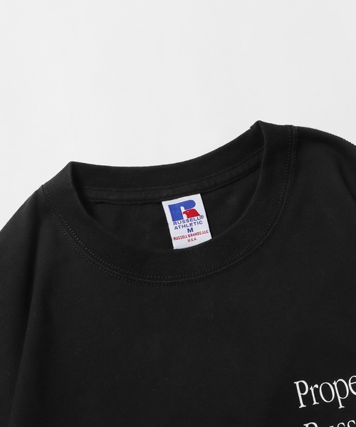 Russell Athletic（ラッセルアスレティック）の「Russell Athletic/ラッセルアスレティック Bookstore Jersey S/S 80s Slogan 'The Sporting Life' T Tシャツ（Tシャツ/カットソー・メンズ・ブラック/ホワイト/ミント・M/L/XL）」の6枚目の写真