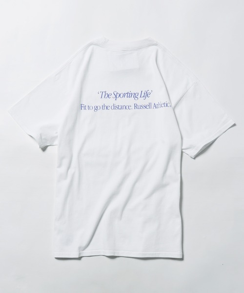 Russell Athletic（ラッセルアスレティック）の「Russell Athletic/ラッセルアスレティック Bookstore Jersey S/S 80s Slogan 'The Sporting Life' T Tシャツ（Tシャツ/カットソー・メンズ・ブラック/ホワイト/ミント・M/L/XL）」の15枚目の写真