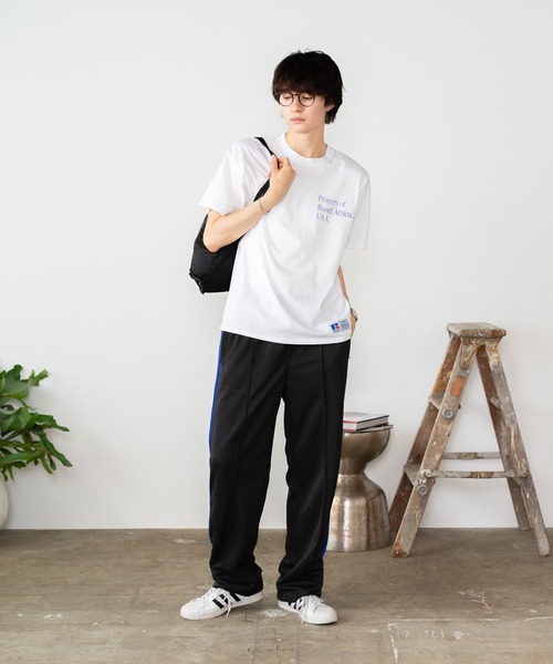 Russell Athletic（ラッセルアスレティック）の「Russell Athletic/ラッセルアスレティック Bookstore Jersey S/S 80s Slogan 'The Sporting Life' T Tシャツ（Tシャツ/カットソー・メンズ・ブラック/ホワイト/ミント・M/L/XL）」の18枚目の写真